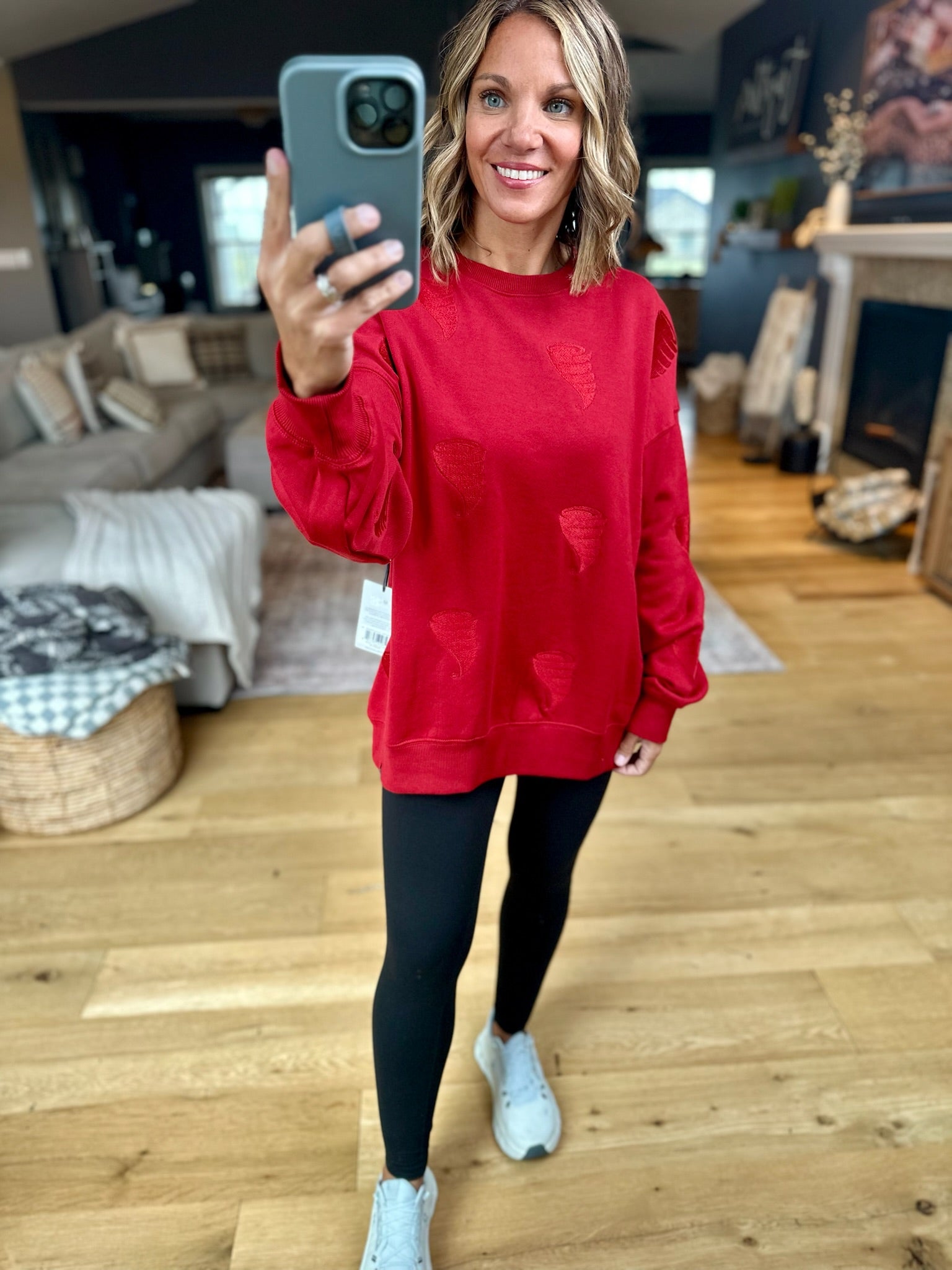 ISU Cyclone Crewneck-sweaters-Gameday Social-Anna Kaytes Boutique, Women's Fashion Boutique in Grinnell, Iowa