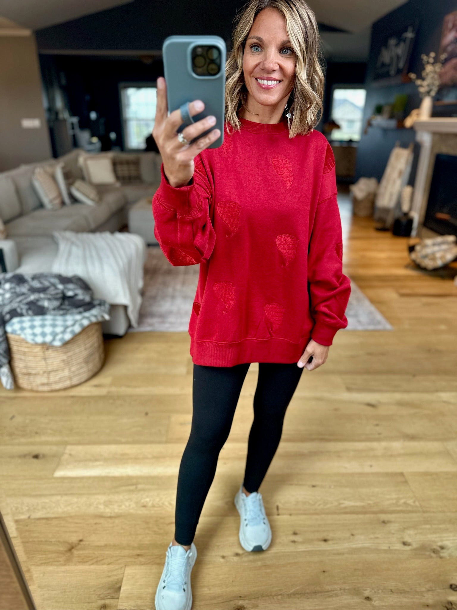 ISU Cyclone Crewneck-sweaters-Gameday Social-Anna Kaytes Boutique, Women's Fashion Boutique in Grinnell, Iowa