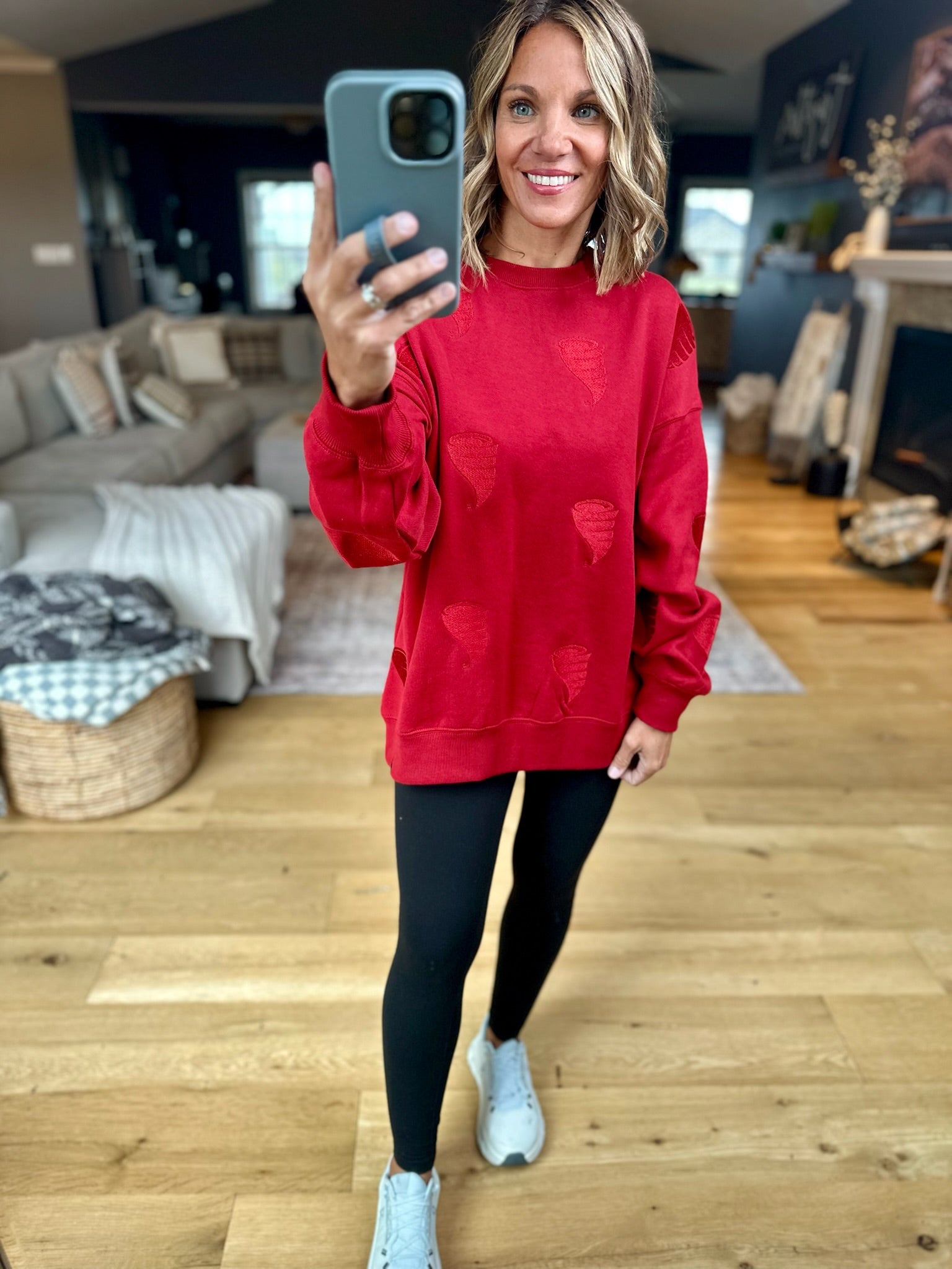 ISU Cyclone Crewneck-sweaters-Gameday Social-Anna Kaytes Boutique, Women's Fashion Boutique in Grinnell, Iowa