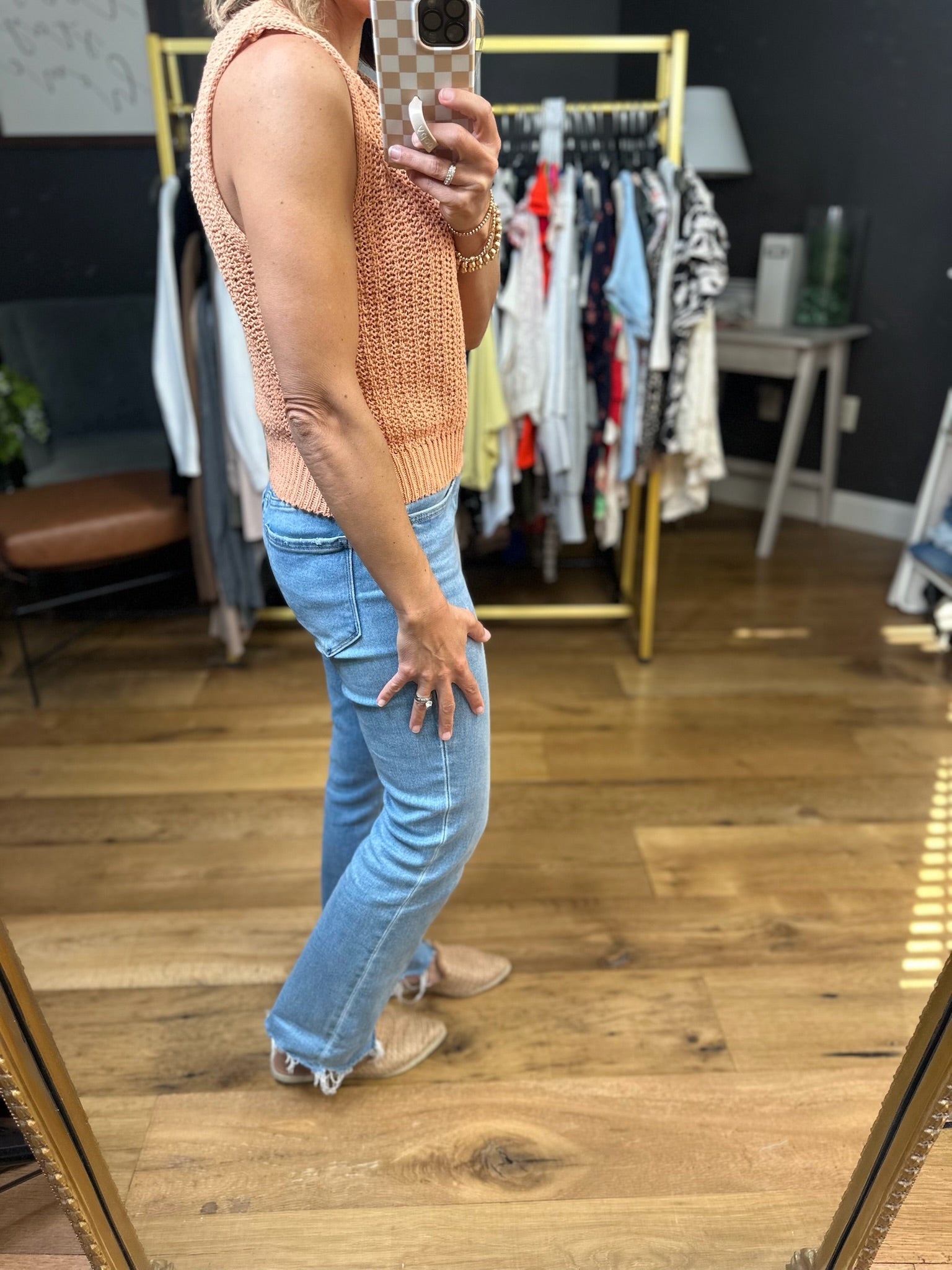 Charming Feeling Knit Top - Caramel-By Together-Anna Kaytes Boutique, Women's Fashion Boutique in Grinnell, Iowa