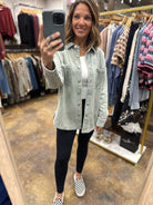 Making Perfect Sense Shacket-Sweaters-Be Cool-Anna Kaytes Boutique, Women's Fashion Boutique in Grinnell, Iowa