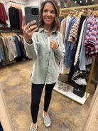 Making Perfect Sense Shacket-Sweaters-Be Cool-Anna Kaytes Boutique, Women's Fashion Boutique in Grinnell, Iowa