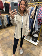 Making Perfect Sense Shacket-Sweaters-Be Cool-Anna Kaytes Boutique, Women's Fashion Boutique in Grinnell, Iowa