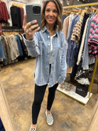 Making Perfect Sense Shacket-Sweaters-Be Cool-Anna Kaytes Boutique, Women's Fashion Boutique in Grinnell, Iowa