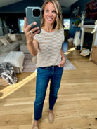 Almost Famous Striped Top-Blu Pepper-Anna Kaytes Boutique, Women's Fashion Boutique in Grinnell, Iowa