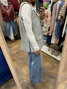 Look Ahead Pocket Vest-Vests-Doe & Rae-Anna Kaytes Boutique, Women's Fashion Boutique in Grinnell, Iowa