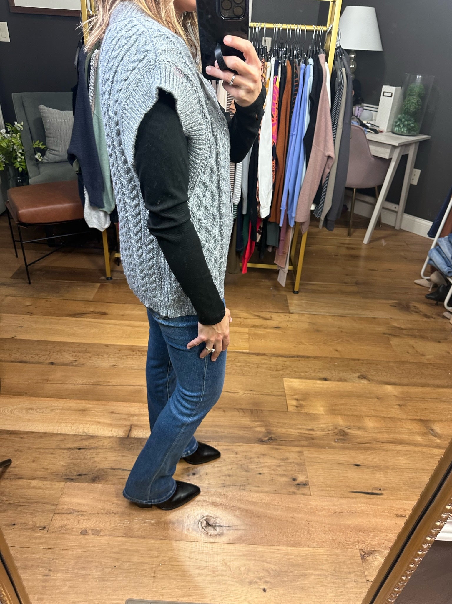 Right This Way Knit Cardigan Vest - Multiple Options