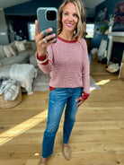 Needless To Say Striped Sweater-Staccato-Anna Kaytes Boutique, Women's Fashion Boutique in Grinnell, Iowa