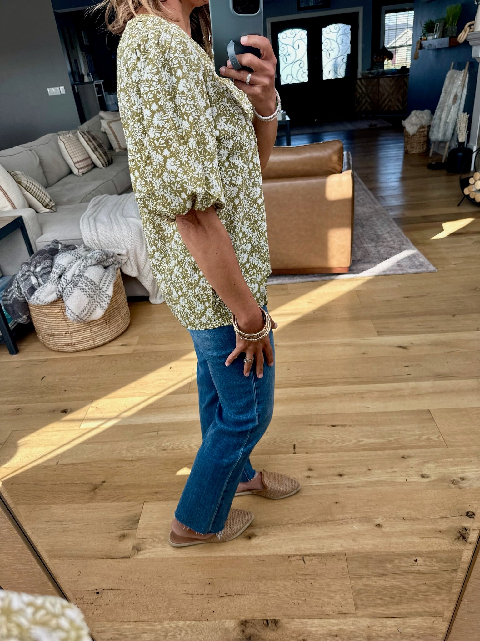 Warmth Of Wildflowers Floral Top-Anniewear-Anna Kaytes Boutique, Women's Fashion Boutique in Grinnell, Iowa