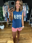 Z Supply Stars and Stripes Muscle Tank-Sleeveless-Z Supply-Anna Kaytes Boutique, Women's Fashion Boutique in Grinnell, Iowa