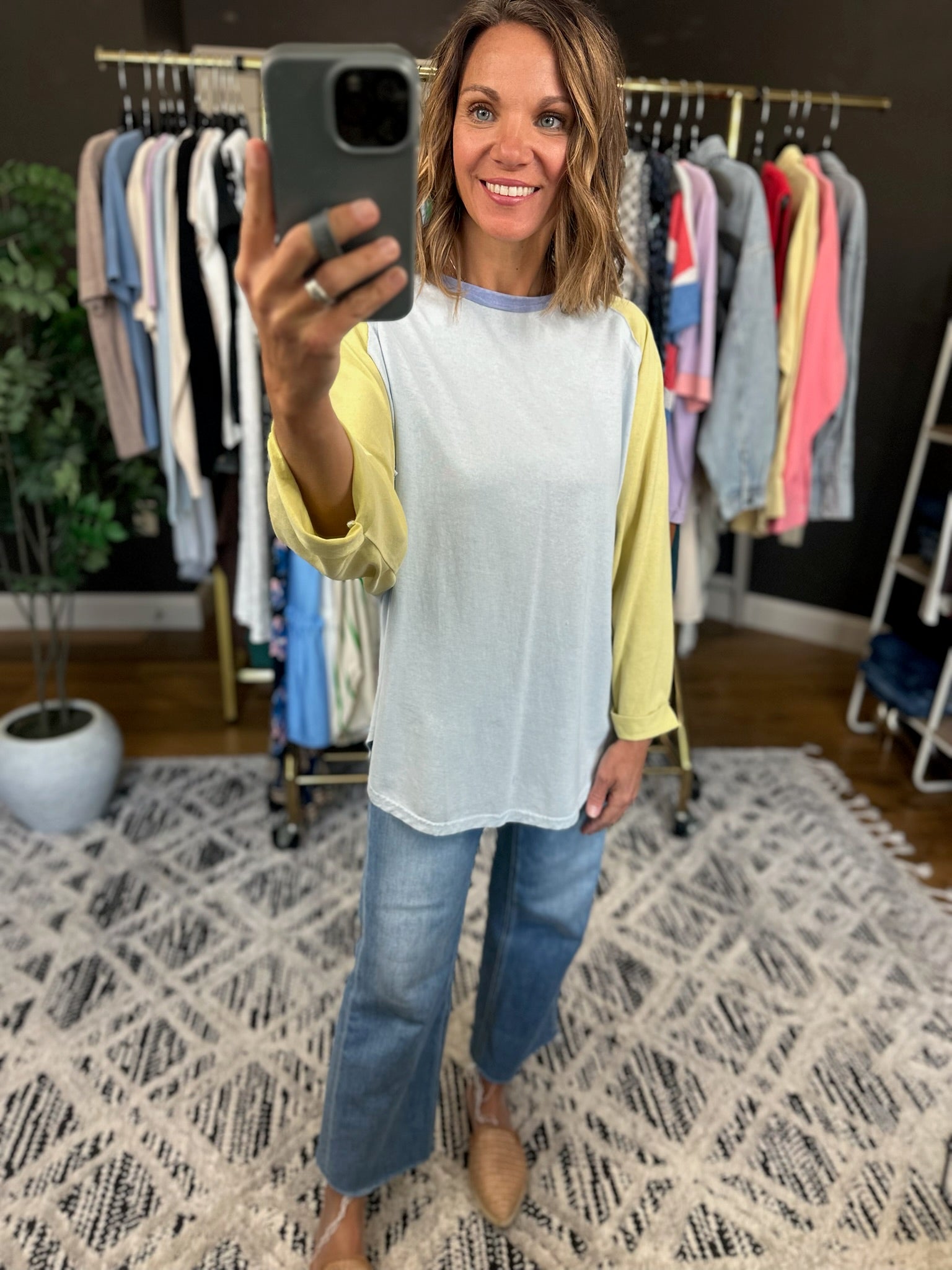 Last Look 3/4 Sleeve Dolman Top-Short Sleeves-Easel-Anna Kaytes Boutique, Women's Fashion Boutique in Grinnell, Iowa