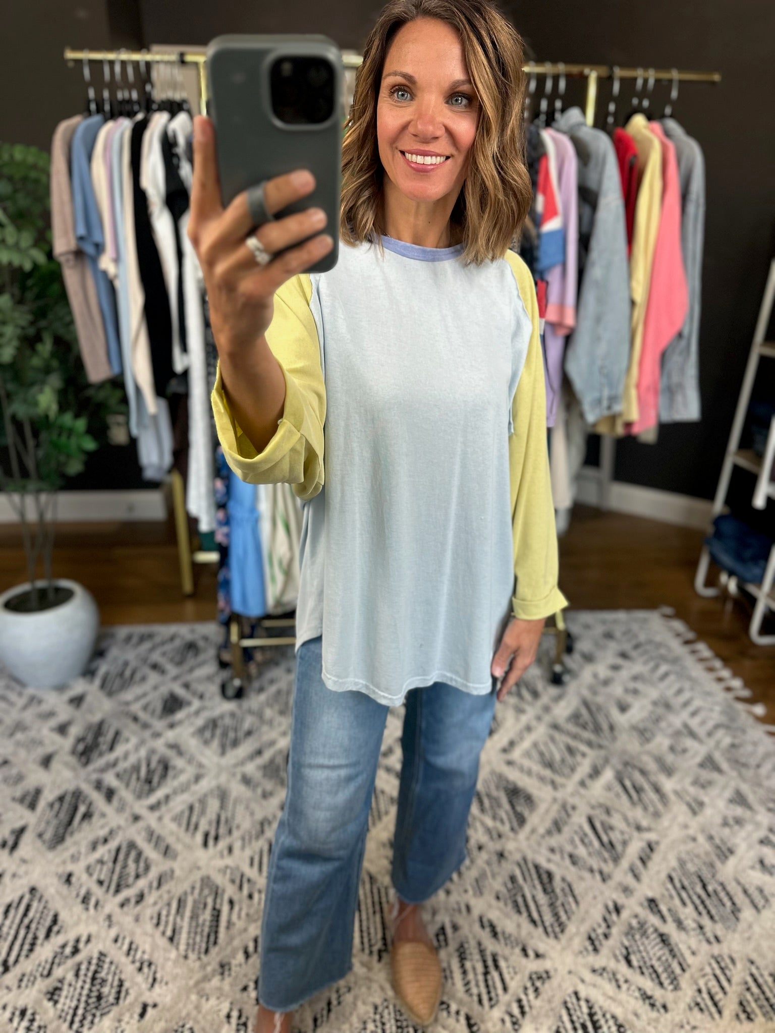 Last Look 3/4 Sleeve Dolman Top-Short Sleeves-Easel-Anna Kaytes Boutique, Women's Fashion Boutique in Grinnell, Iowa