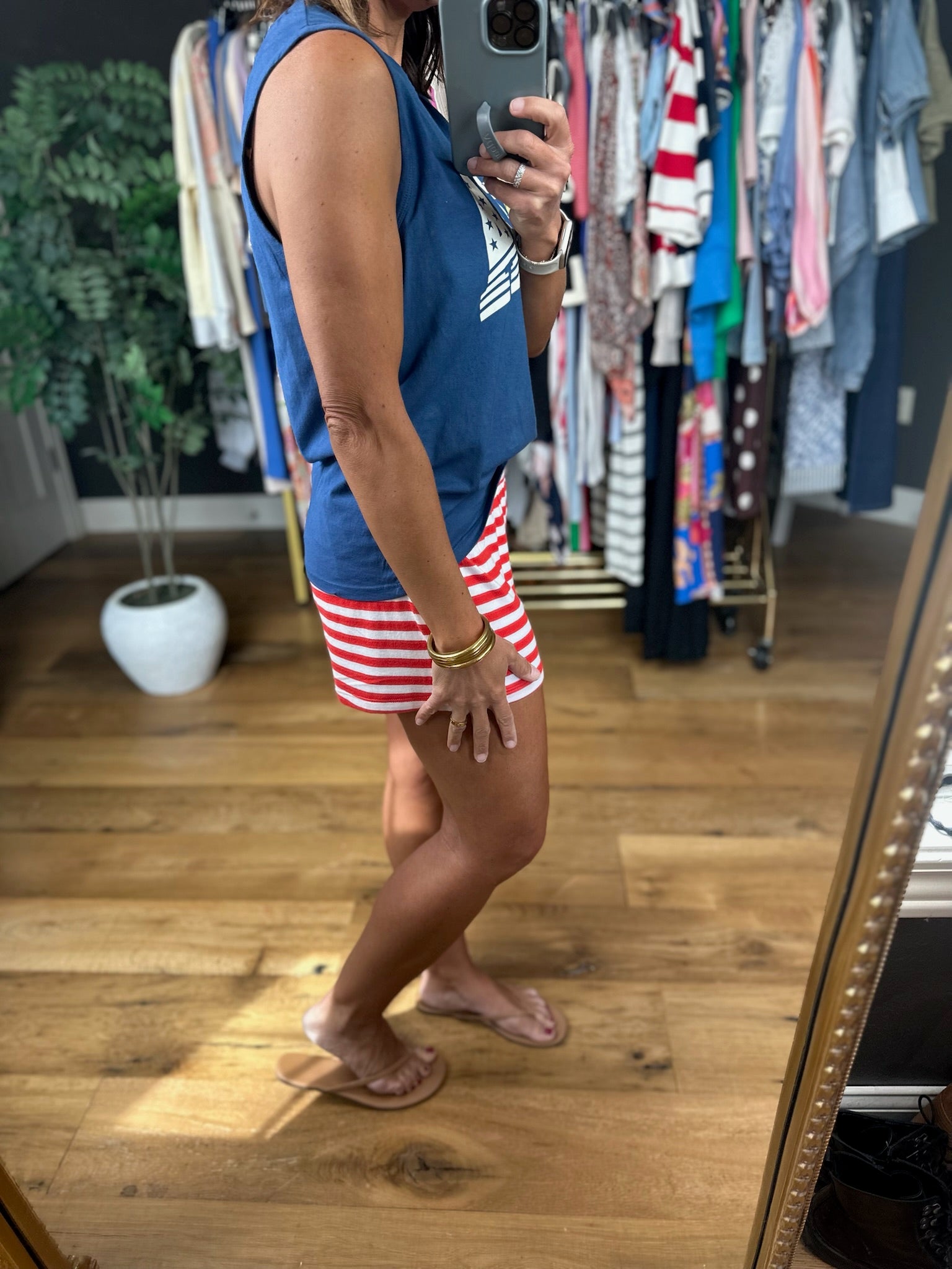 Z Supply Stars and Stripes Muscle Tank-Sleeveless-Z Supply-Anna Kaytes Boutique, Women's Fashion Boutique in Grinnell, Iowa