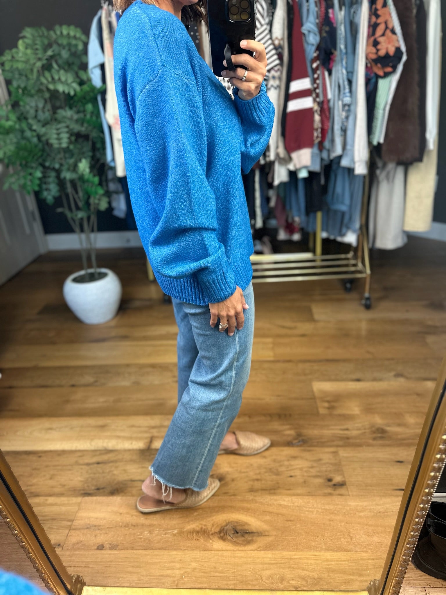 Matching Energy Crew Sweater-Sweaters-By Together-Anna Kaytes Boutique, Women's Fashion Boutique in Grinnell, Iowa