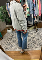 USA Vintage Quarter Zip-Sweaters-Wishlist-Anna Kaytes Boutique, Women's Fashion Boutique in Grinnell, Iowa
