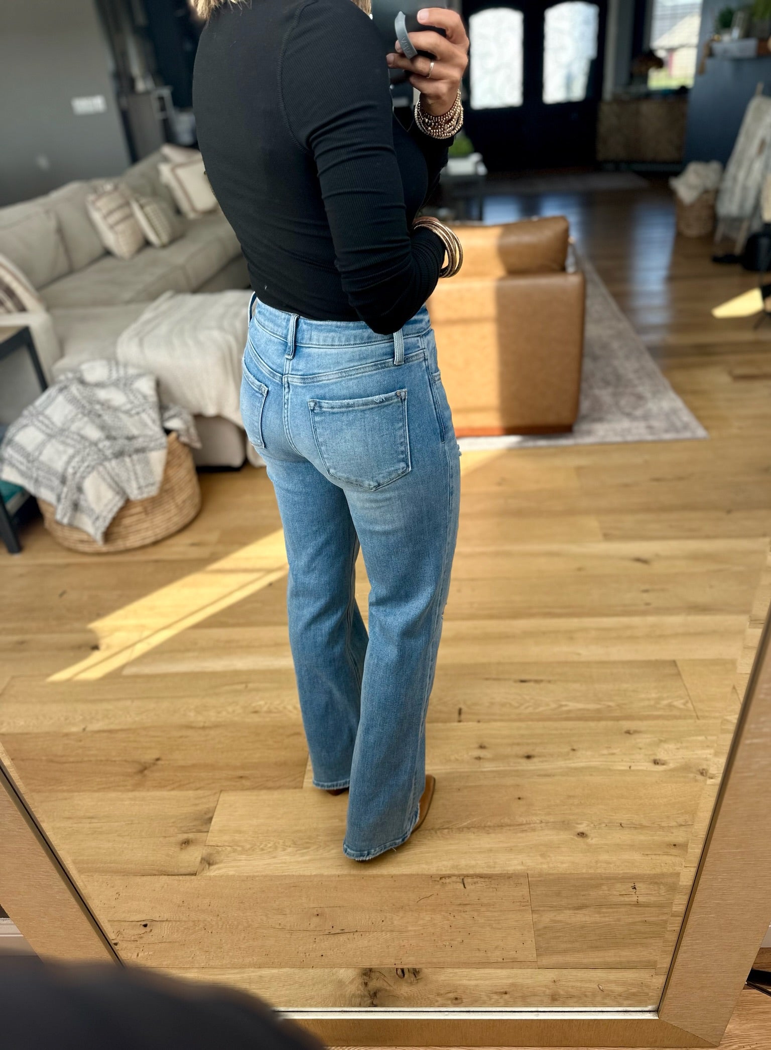 The Josie Mid-Rise Slim Wide Leg Denim-Vervet-Anna Kaytes Boutique, Women's Fashion Boutique in Grinnell, Iowa