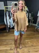 In My Mind Short-Sleeve Sweater - Multiple Options-Easel-Anna Kaytes Boutique, Women's Fashion Boutique in Grinnell, Iowa