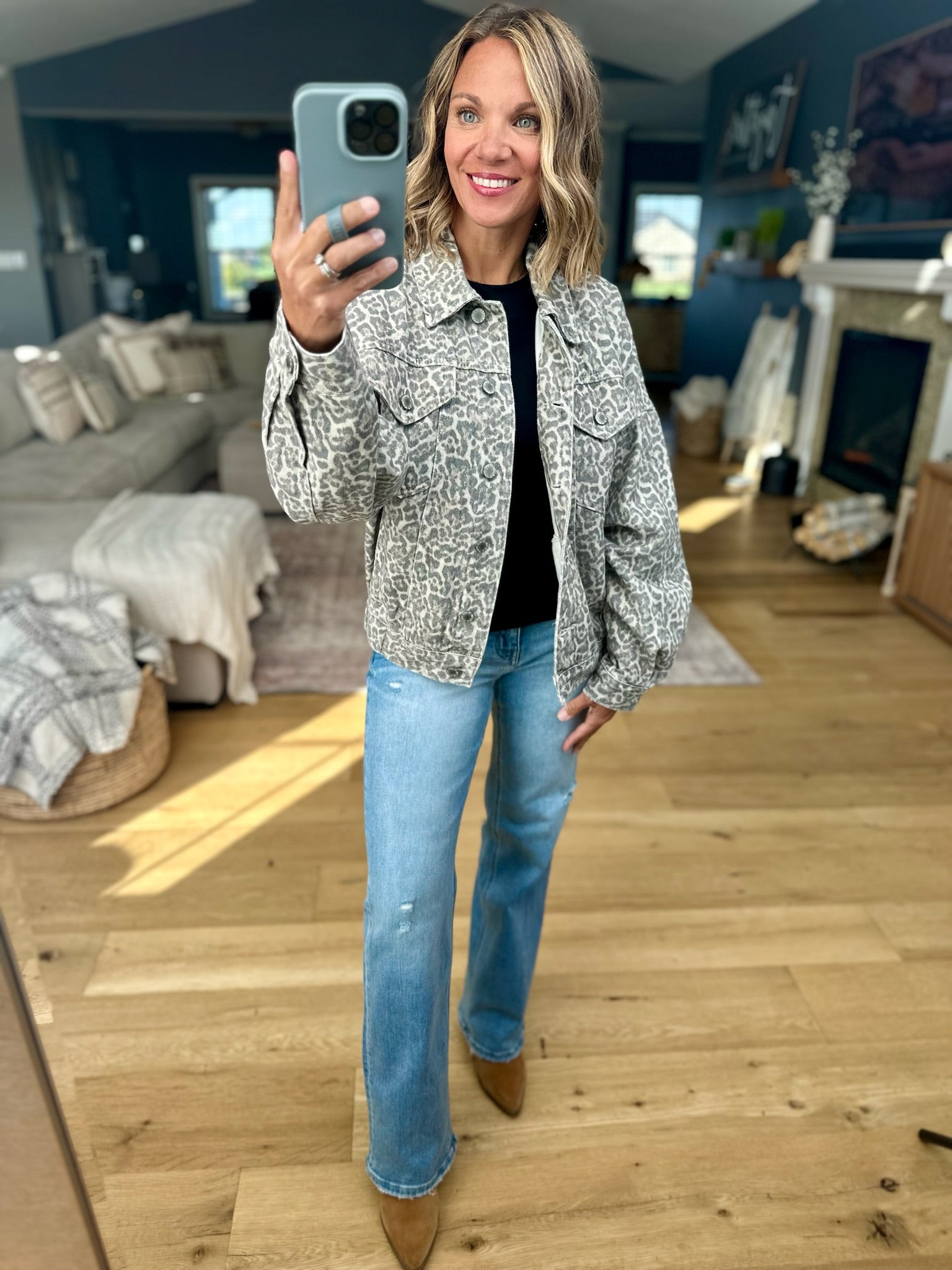 All Figured Out Leopard Print Jacket-Wishlist-Anna Kaytes Boutique, Women's Fashion Boutique in Grinnell, Iowa