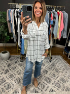 Make It Known Plaid Button-Down Top-Long Sleeves-The Workshop-Anna Kaytes Boutique, Women's Fashion Boutique in Grinnell, Iowa