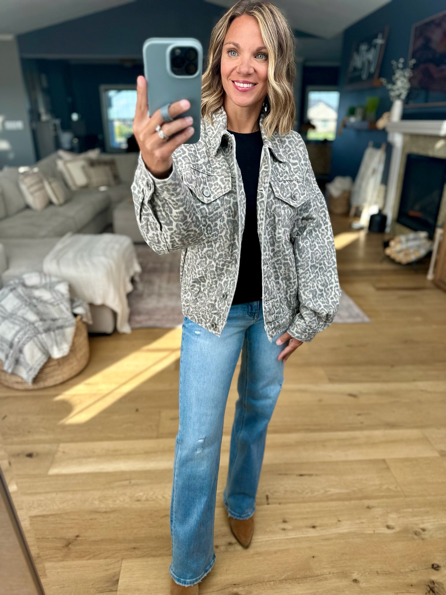 All Figured Out Leopard Print Jacket-Wishlist-Anna Kaytes Boutique, Women's Fashion Boutique in Grinnell, Iowa