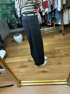 The Margot Mineral Wash Tie-Waist Pant-Pants-ee:some-Anna Kaytes Boutique, Women's Fashion Boutique in Grinnell, Iowa