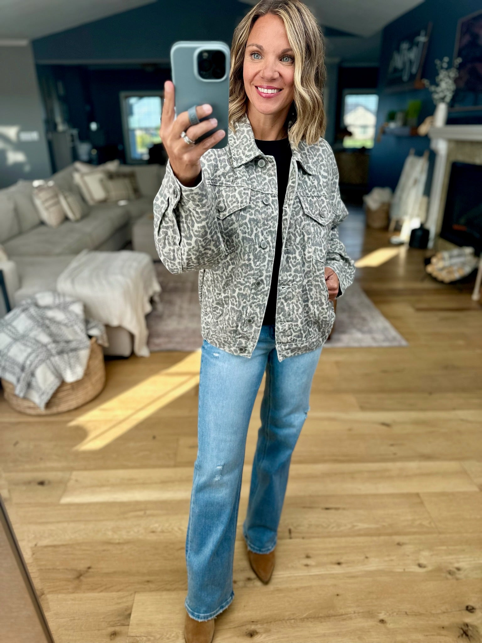 All Figured Out Leopard Print Jacket-Wishlist-Anna Kaytes Boutique, Women's Fashion Boutique in Grinnell, Iowa