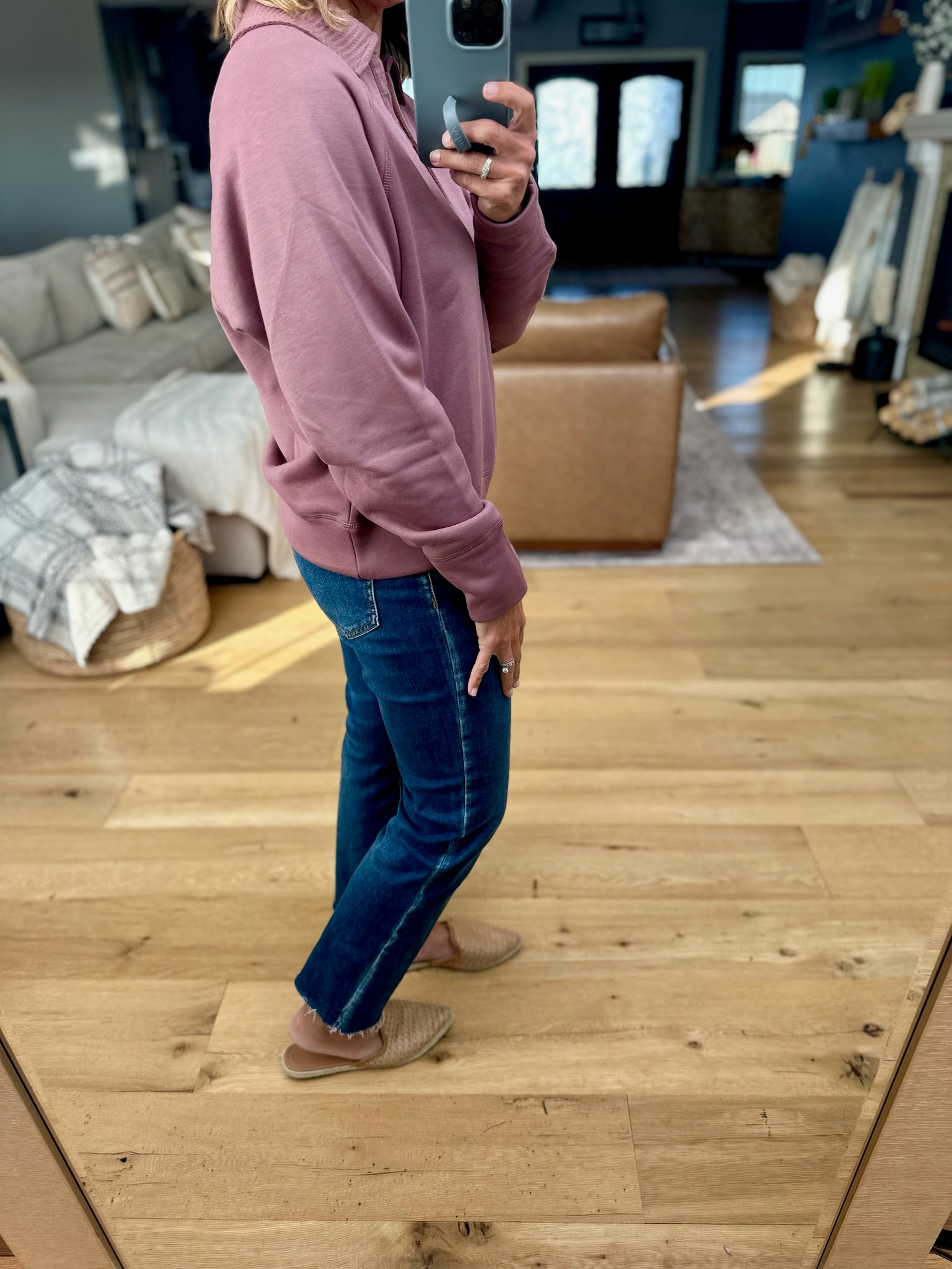 One In The Same V-Neck Pullover-Sweaters-Mono B-Anna Kaytes Boutique, Women's Fashion Boutique in Grinnell, Iowa