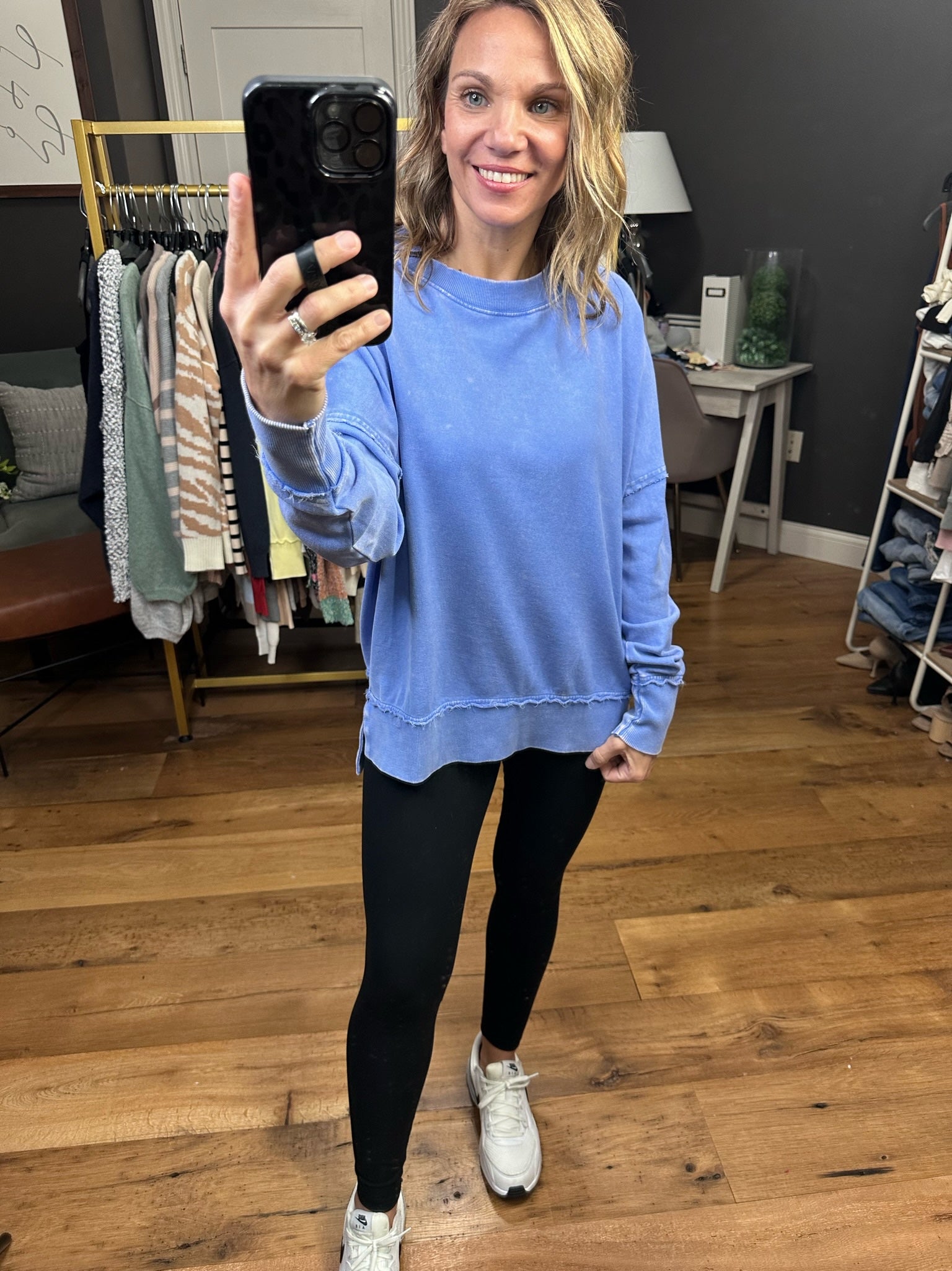 Right Path Super-Soft Crew Sweatshirt - Multiple Options-Sweaters-Easel-Anna Kaytes Boutique, Women's Fashion Boutique in Grinnell, Iowa