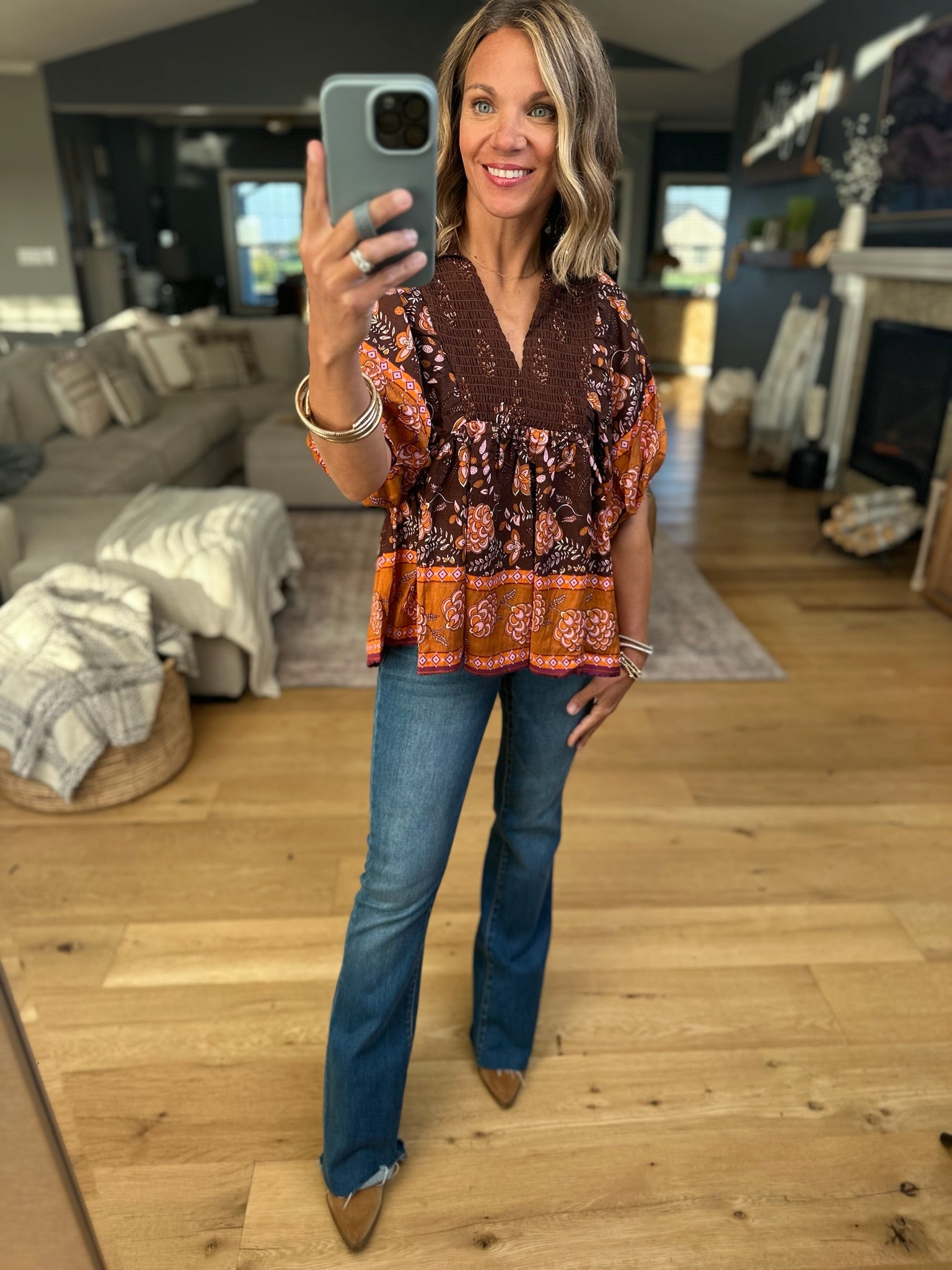 Autumn Hour Crochet-Detail Top-Entro-Anna Kaytes Boutique, Women's Fashion Boutique in Grinnell, Iowa