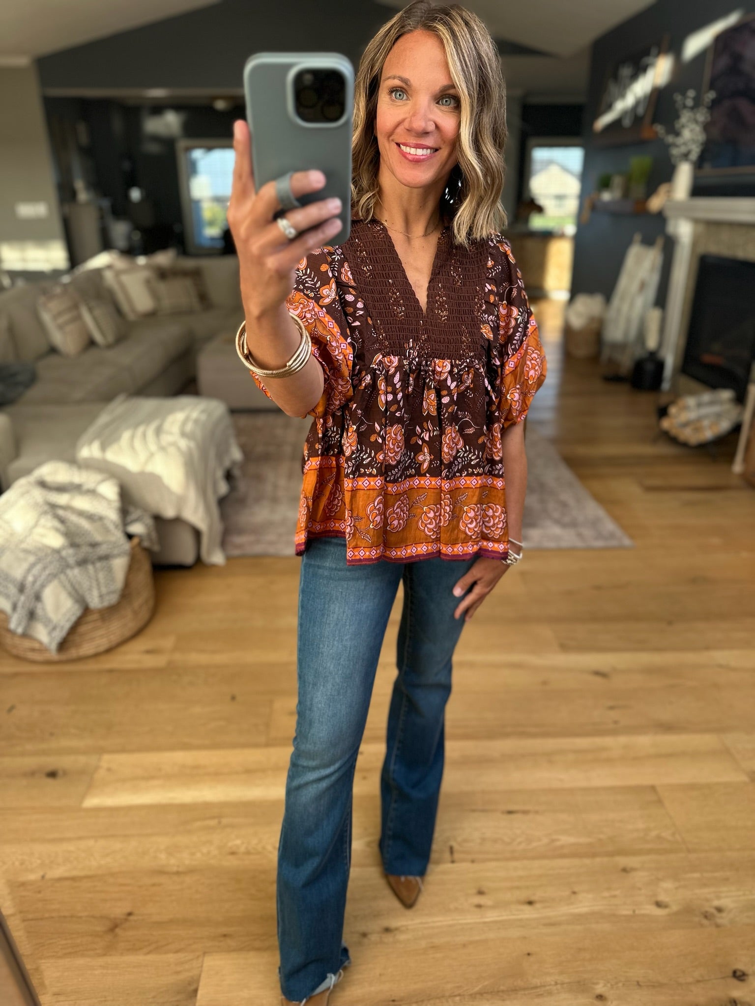 Autumn Hour Crochet-Detail Top-Entro-Anna Kaytes Boutique, Women's Fashion Boutique in Grinnell, Iowa