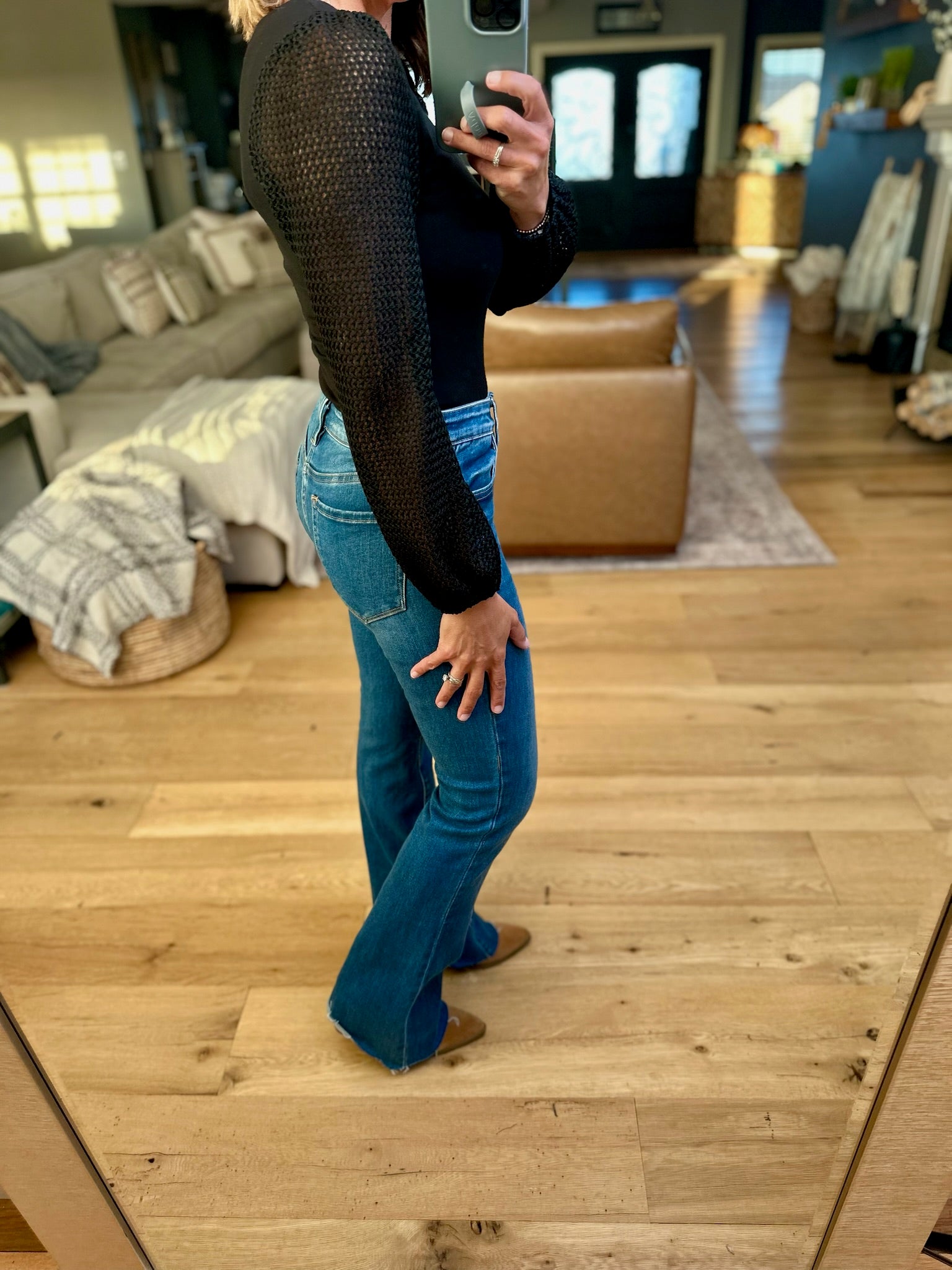 Untamed Spirit Double-Lined Bodysuit-Wasabi & Mint-Anna Kaytes Boutique, Women's Fashion Boutique in Grinnell, Iowa