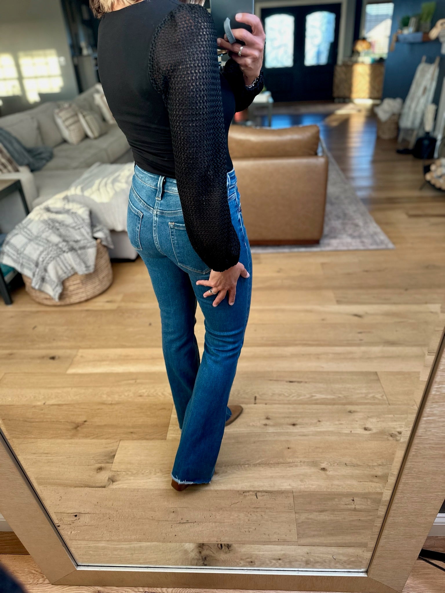 Untamed Spirit Double-Lined Bodysuit-Sweaters-Wasabi & Mint-Anna Kaytes Boutique, Women's Fashion Boutique in Grinnell, Iowa