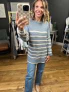 Trust In Me Striped Knit Sweater- Multiple Options-Be Cool-Anna Kaytes Boutique, Women's Fashion Boutique in Grinnell, Iowa