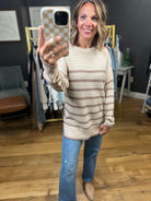 Trust In Me Striped Knit Sweater- Multiple Options-Be Cool-Anna Kaytes Boutique, Women's Fashion Boutique in Grinnell, Iowa