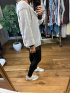 On An Adventure Textured Crew Top-Sweaters-Very J-Anna Kaytes Boutique, Women's Fashion Boutique in Grinnell, Iowa