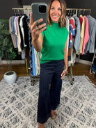 The Carrie Wide-Leg Cuffed Pant-Pants-Entro-Anna Kaytes Boutique, Women's Fashion Boutique in Grinnell, Iowa