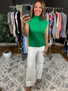 The Carrie Wide-Leg Cuffed Pant-Pants-Entro-Anna Kaytes Boutique, Women's Fashion Boutique in Grinnell, Iowa