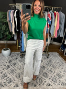 The Carrie Wide-Leg Cuffed Pant-Pants-Entro-Anna Kaytes Boutique, Women's Fashion Boutique in Grinnell, Iowa