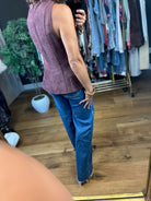 Open Door Two-Toned Peplum Top-Sleeveless-THML-Anna Kaytes Boutique, Women's Fashion Boutique in Grinnell, Iowa