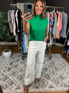 The Carrie Wide-Leg Cuffed Pant-Pants-Entro-Anna Kaytes Boutique, Women's Fashion Boutique in Grinnell, Iowa