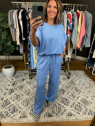 Free & Easy 2-Piece Set-Jumpsuits-Wishlist-Anna Kaytes Boutique, Women's Fashion Boutique in Grinnell, Iowa