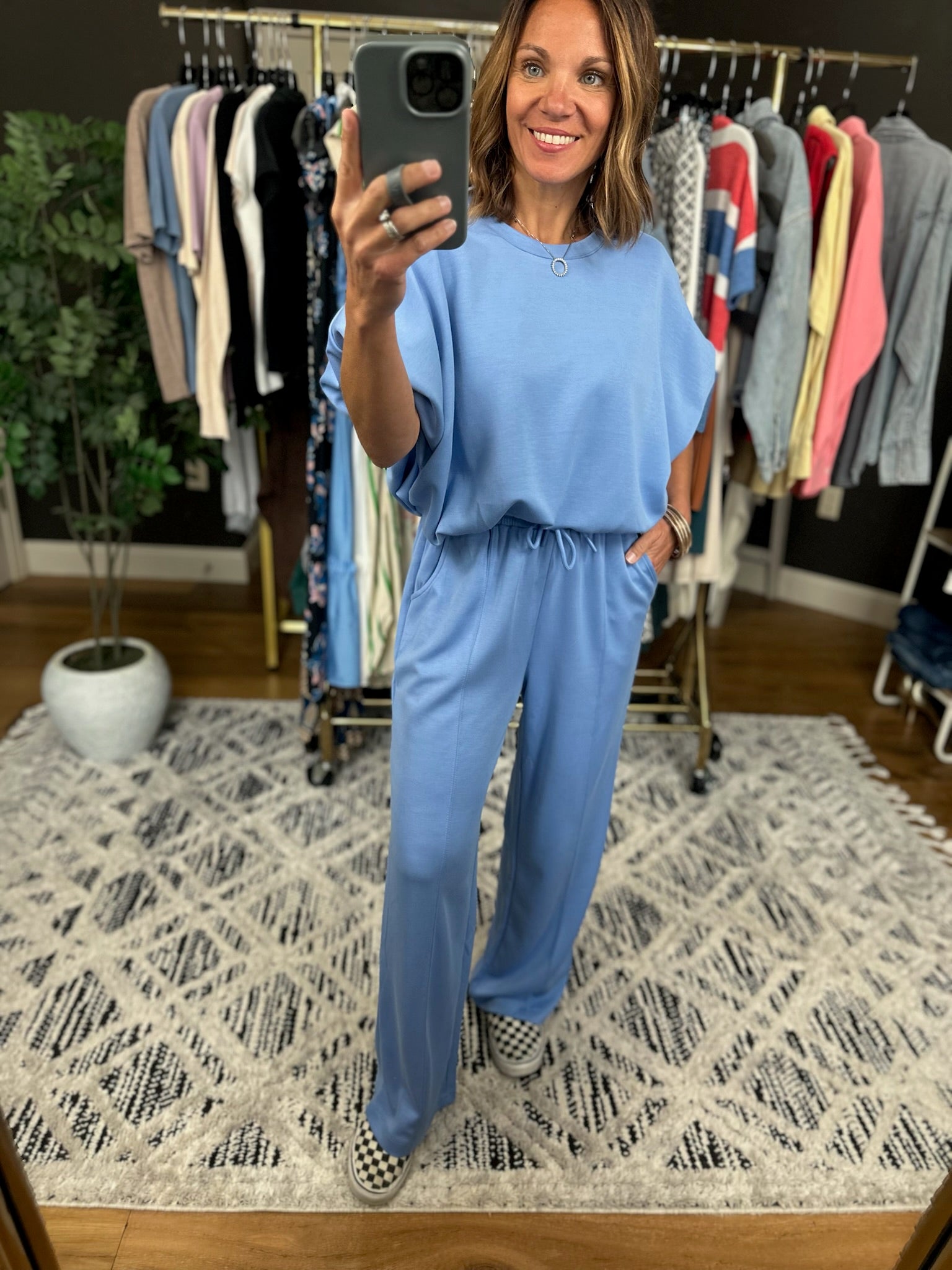 Free & Easy 2-Piece Set-Jumpsuits-Wishlist-Anna Kaytes Boutique, Women's Fashion Boutique in Grinnell, Iowa