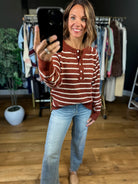 Thankful Feeling Striped Sweater-Sweaters-Staccato-Anna Kaytes Boutique, Women's Fashion Boutique in Grinnell, Iowa