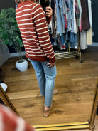 Thankful Feeling Striped Sweater-Sweaters-Staccato-Anna Kaytes Boutique, Women's Fashion Boutique in Grinnell, Iowa