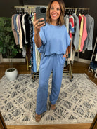 Free & Easy 2-Piece Set-Jumpsuits-Wishlist-Anna Kaytes Boutique, Women's Fashion Boutique in Grinnell, Iowa