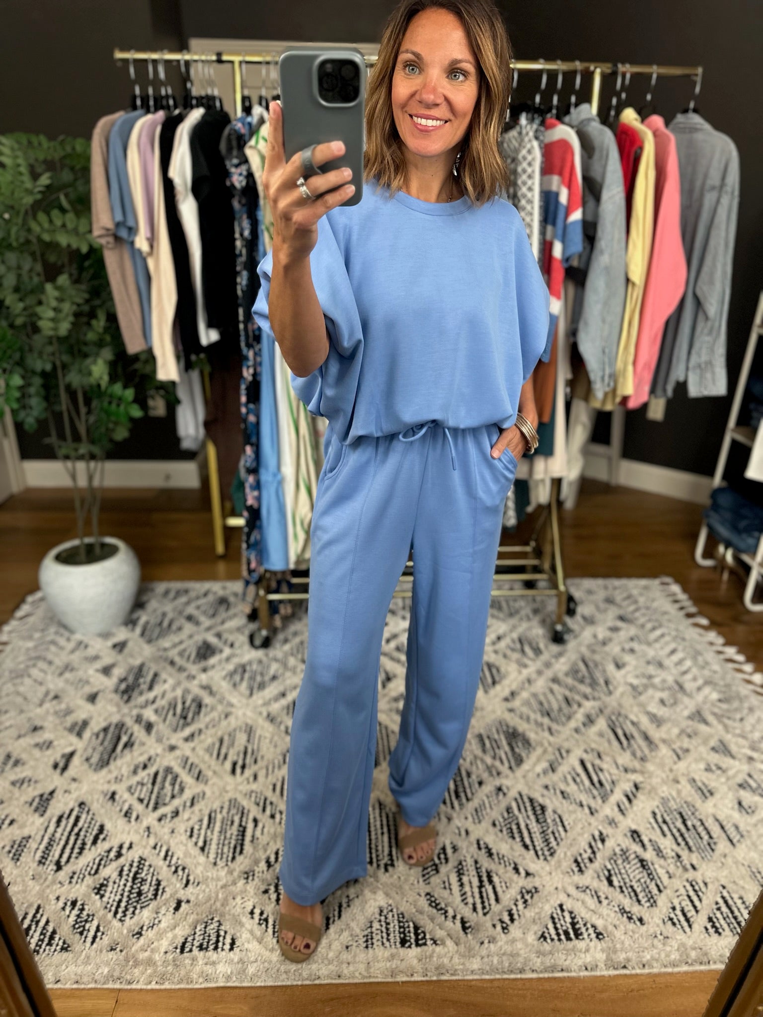 Free & Easy 2-Piece Set-Jumpsuits-Wishlist-Anna Kaytes Boutique, Women's Fashion Boutique in Grinnell, Iowa