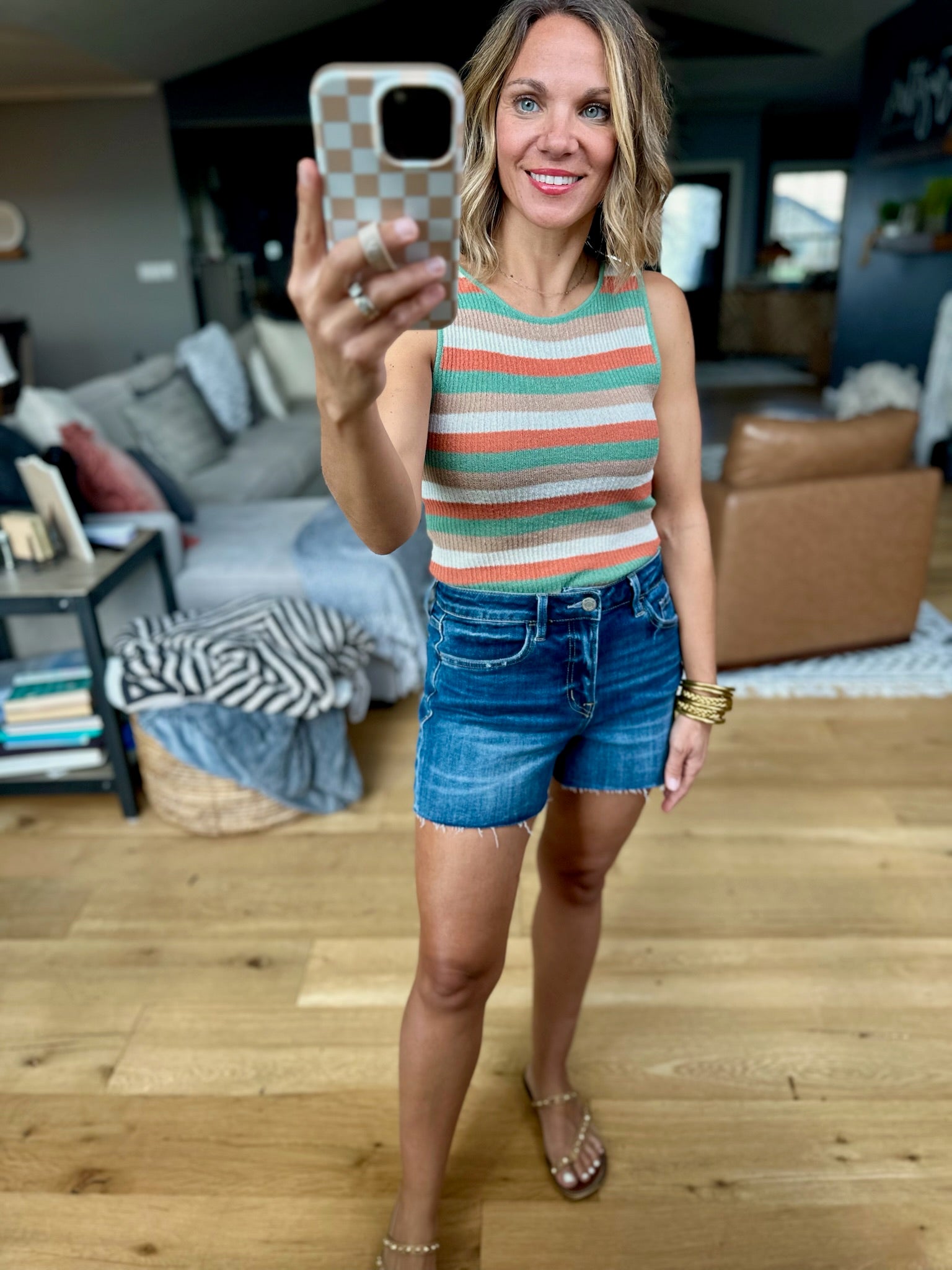 Years Go By Striped Knit Top - Multiple Options-Be Cool-Anna Kaytes Boutique, Women's Fashion Boutique in Grinnell, Iowa