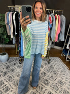 Always There Striped Long Sleeve Top-Long Sleeves-Wishlist-Anna Kaytes Boutique, Women's Fashion Boutique in Grinnell, Iowa