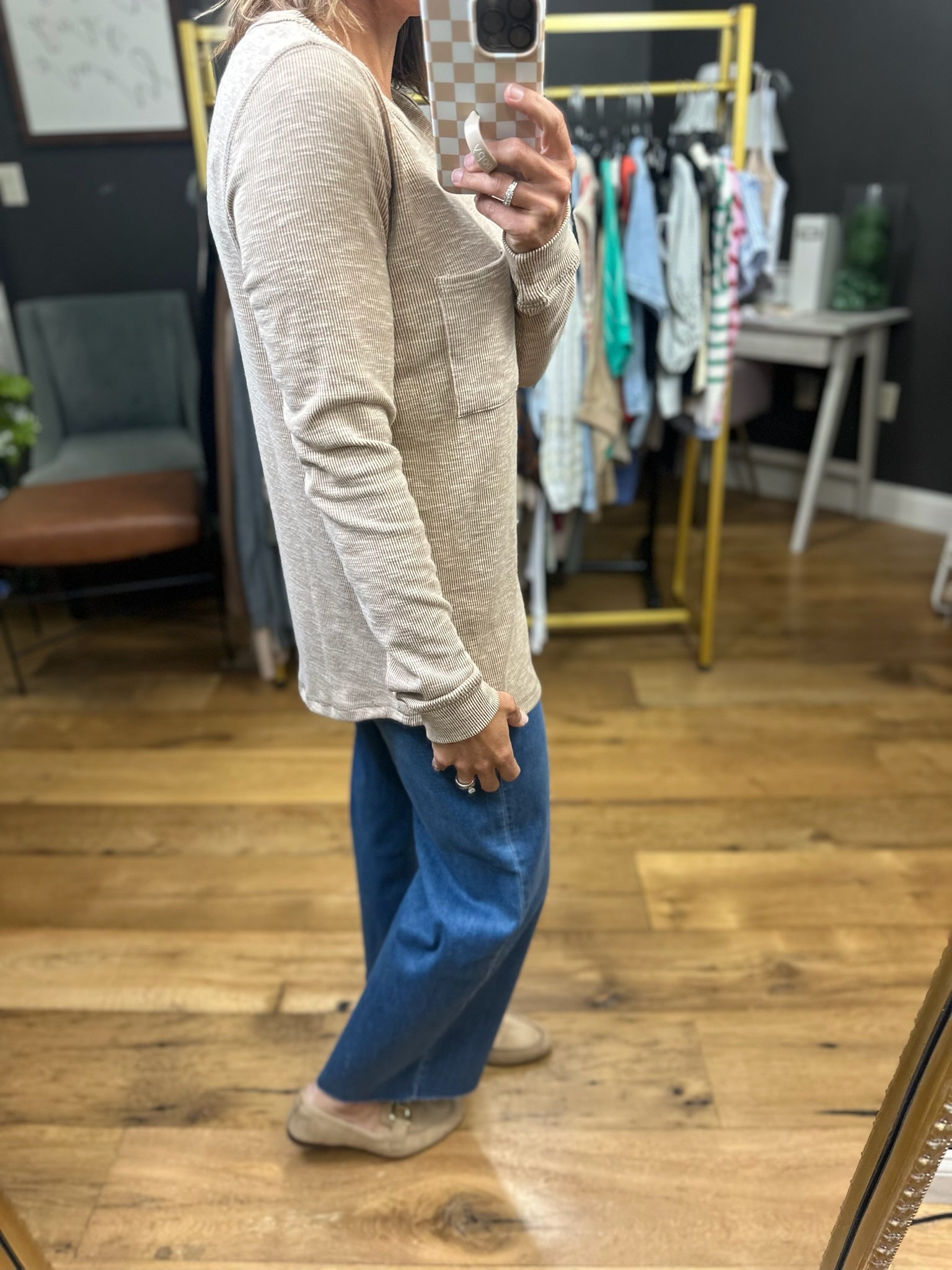 Always Possible Pocket Long Sleeve Top - Multiple Options-Staccato-Anna Kaytes Boutique, Women's Fashion Boutique in Grinnell, Iowa