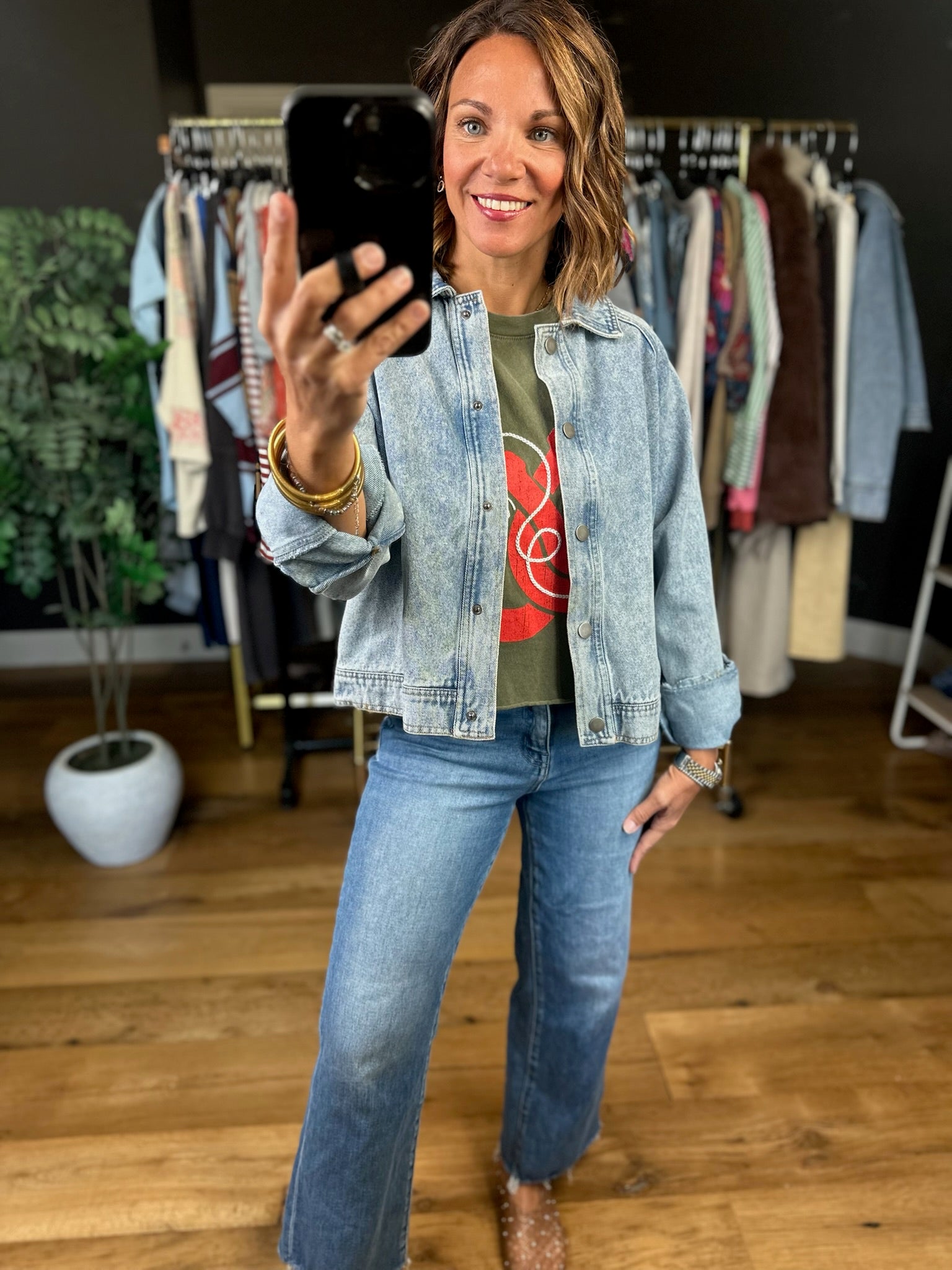 My Legacy Denim Jacket-Jackets-Fate-Anna Kaytes Boutique, Women's Fashion Boutique in Grinnell, Iowa